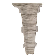 Плинтус и сопутствующие / ПВХ Aberhof (Декопласт) / Aberhof 70 ПЛИНТУС / Aberhof 70 Внутренние углы, 50 шт.