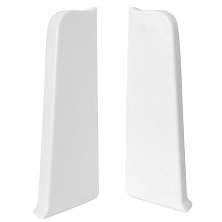 Плинтус и сопутствующие / ПВХ Aberhof (Декопласт) / Aberhof 70 ПЛИНТУС / Aberhof 70 Заглушки к плинтусу, 50 шт.